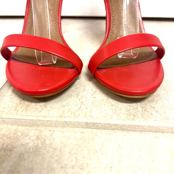 STEVE MADDEN Stecy two-piece ankle trap sandals  heels feminine holidays 9.5M - Picture 6 of 10